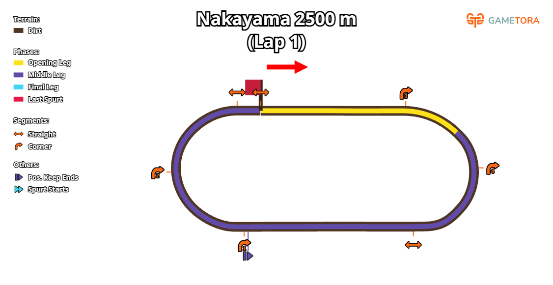 Nakayama Dirt 2500 game map