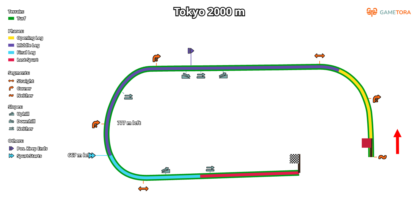Tokyo Turf 2000 game map